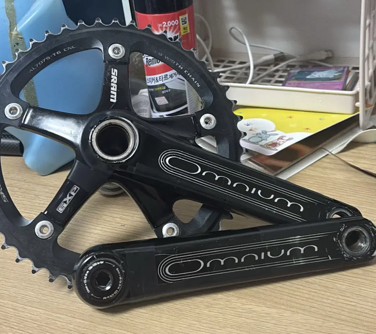 omnium 禅 ◇◇スラム SRAM オムニウム OMNIUM クランク 167.5mm SUGINO 禅